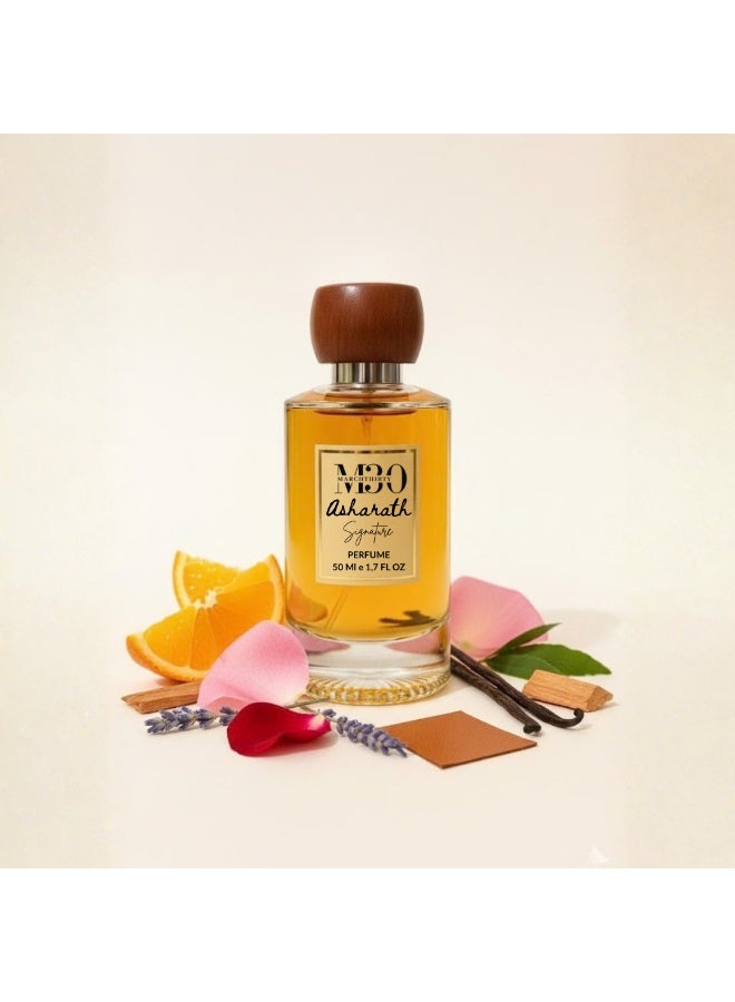March Thirty Ashrath Signature Eau de Parfum 50ml – Oriental Woody | Amber | Sweet Musky Signature - Image 1